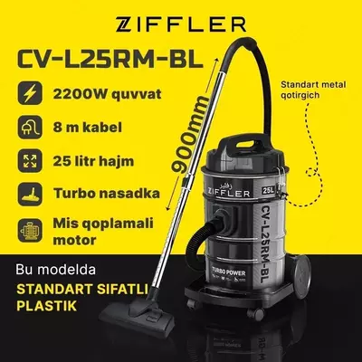 Pelisos Ziffler CV-L25RM-BL