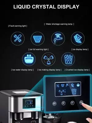 Льдогенератор для кафе, баров Deft ZBS-15 3 и 1 Смузи , льда , холодное вода