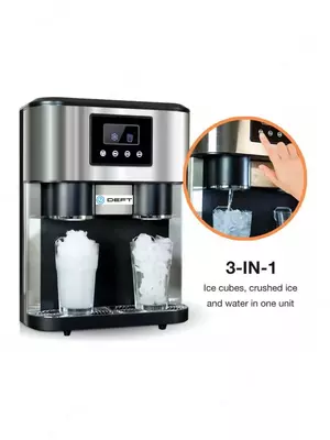 Льдогенератор для кафе, баров Deft ZBS-15 3 и 1 Смузи , льда , холодное вода