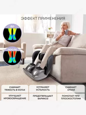 Массажер для ног Luxia и икр Porodo
