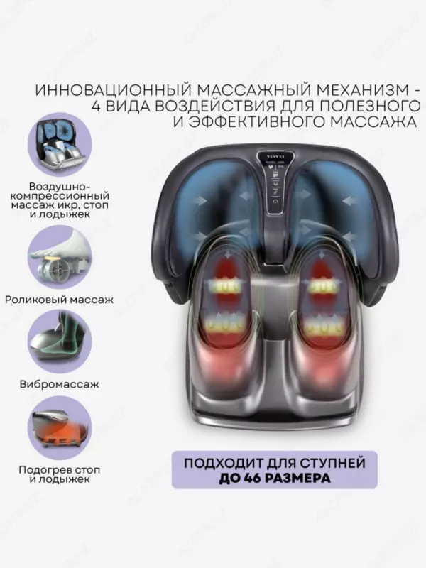 Массажер для ног Luxia и икр Porodo