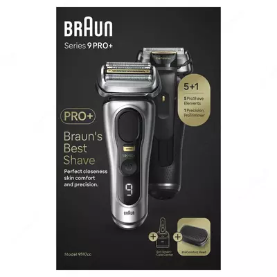 Электробритва Braun Series 9 Pro+ 9597CC. см с системой SmartCare 6-в-1 и головкой ProComfort