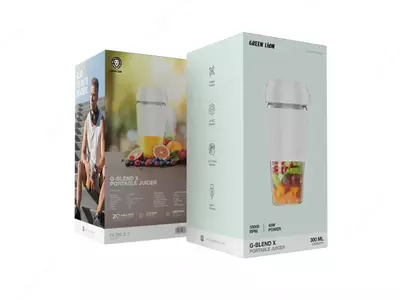 Портативный блендер для смузи fresh juice Green lion.