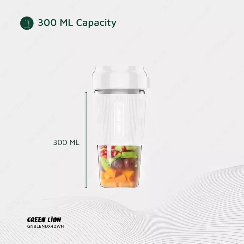 Portativ smuzi blenderi Fresh Juice Green Lion.