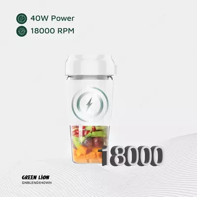 Портативный блендер для смузи fresh juice Green lion.