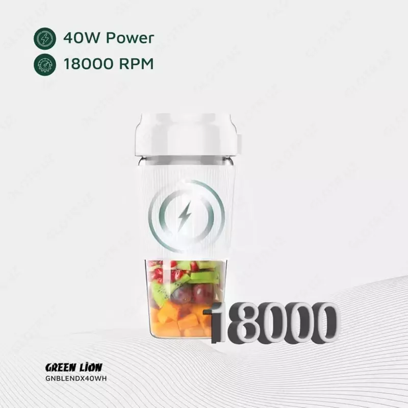 Portativ smuzi blenderi Fresh Juice Green Lion.