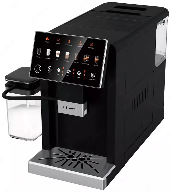 Кофемашина автоматическая зерновая с капучинатором Uakeen germany сенсорный цветной дисплей 7.