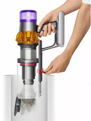 Dyson V15 Detect Absolute changyutgichi to‘plamda 8 ta uchlik bilan kuchli tozalash