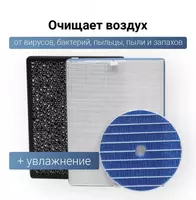 Philips AC2729  AC2726 va AC2721 havo tozalagichi uchun FY1410 va FY1413 filtrlar to‘plami