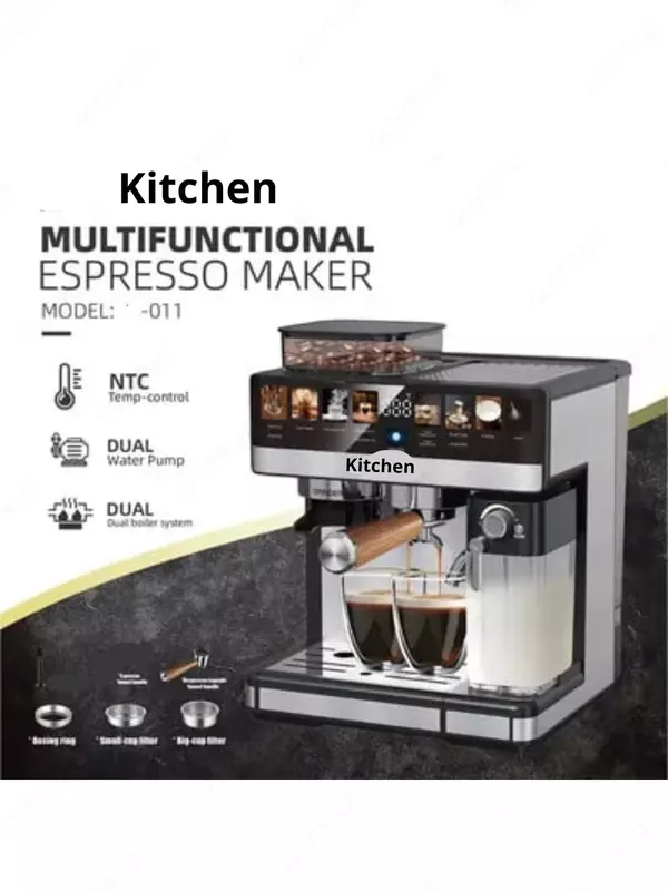  Kitchen KN-011 Espresso Coffee Maker qahva mashinasi - 