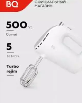 Mikser BQ MX423 White-Steel Toshkentda