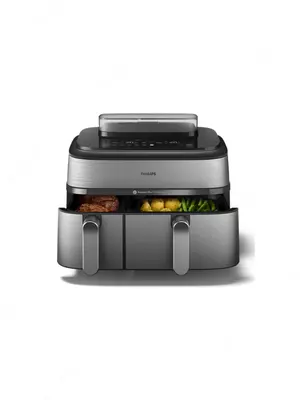  Аэрогриль Philips NA555  пар  двойная корзина  антипригарное покрытие - 
