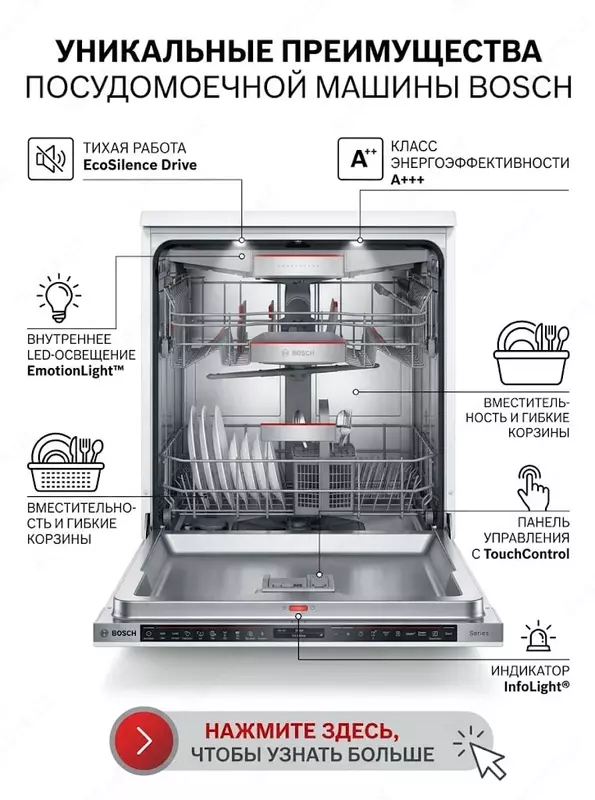 Посудомоечная машина SMD8TCX04E