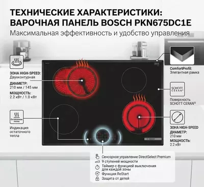 Bosch PKN811FP2E pishirish paneli