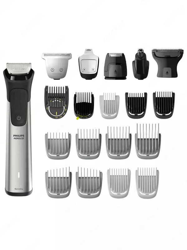 Universal trimmer Philips 9500/50 19 in 1 , 22 ta detal: yuz, bosh va tana