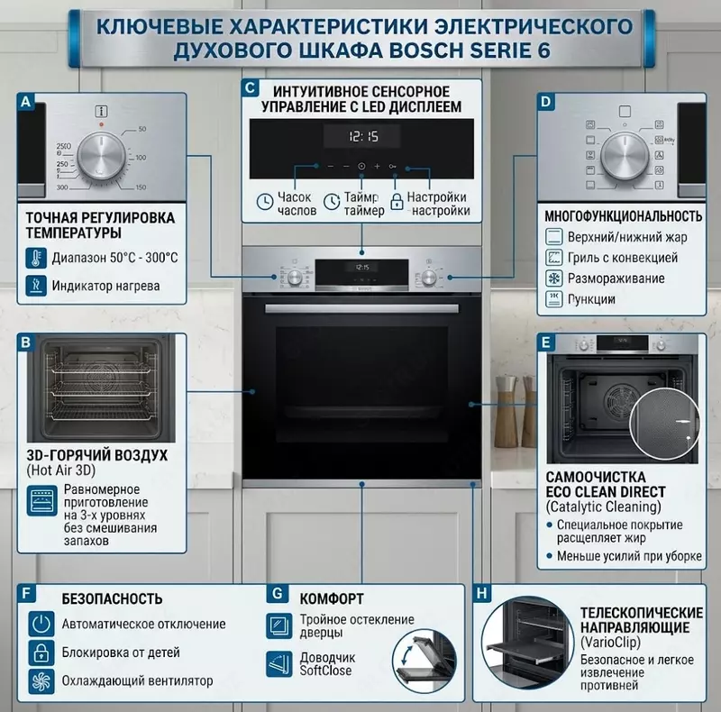 Духовой шкаф Bosch HBJ558YS3Q