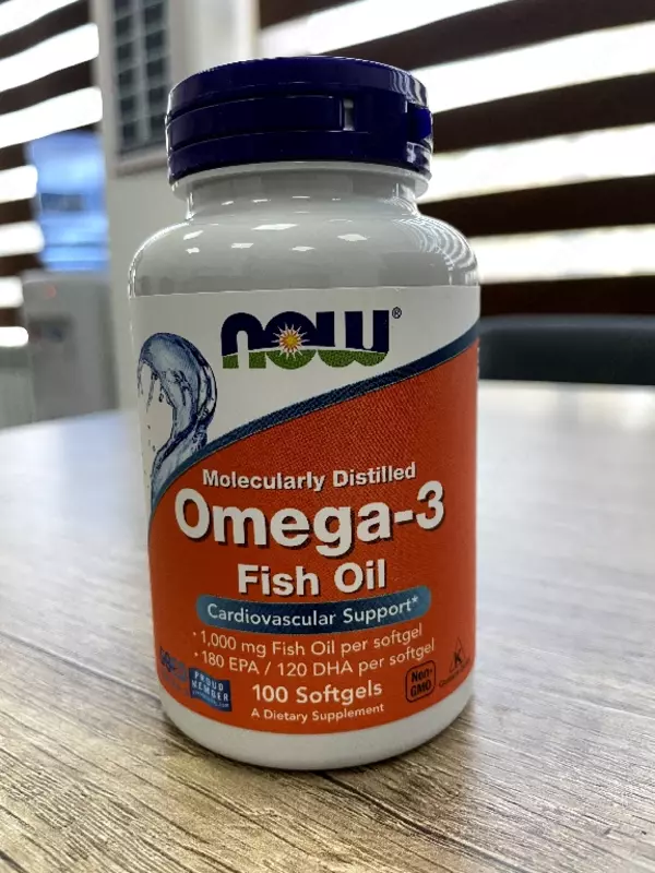 ОМЕГА-3 рибый жир Now (Америка)