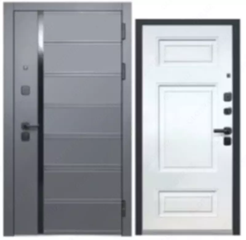 Входные стальные двери Luxor 2МДФ Куб Нео