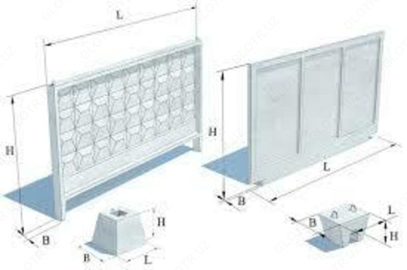  D-DECORATIVE FENCING PANEL P-1 - 