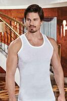 Erkaklar uchun yupqa jersi kurashi oq 5 - по запросу