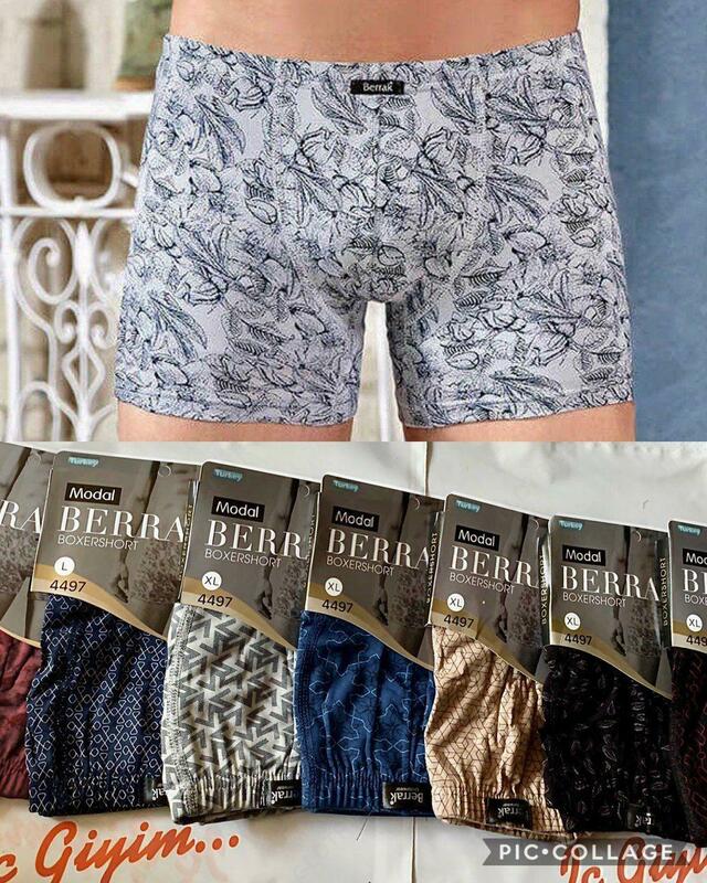 Мужские боксеры однотонные серого цвета с цветочками