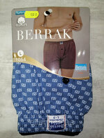  GENTLEMENS - Erkaklar bokschilari qattiq kulrang  qizil  kokdir