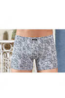  Мужские боксеры однотонные серого цвета с цветочками Оптом и розница