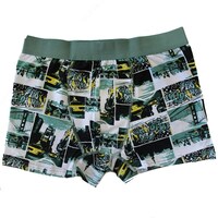 Gentlemen`s - Мужские боксеры однотонные серого цвета с рисунками