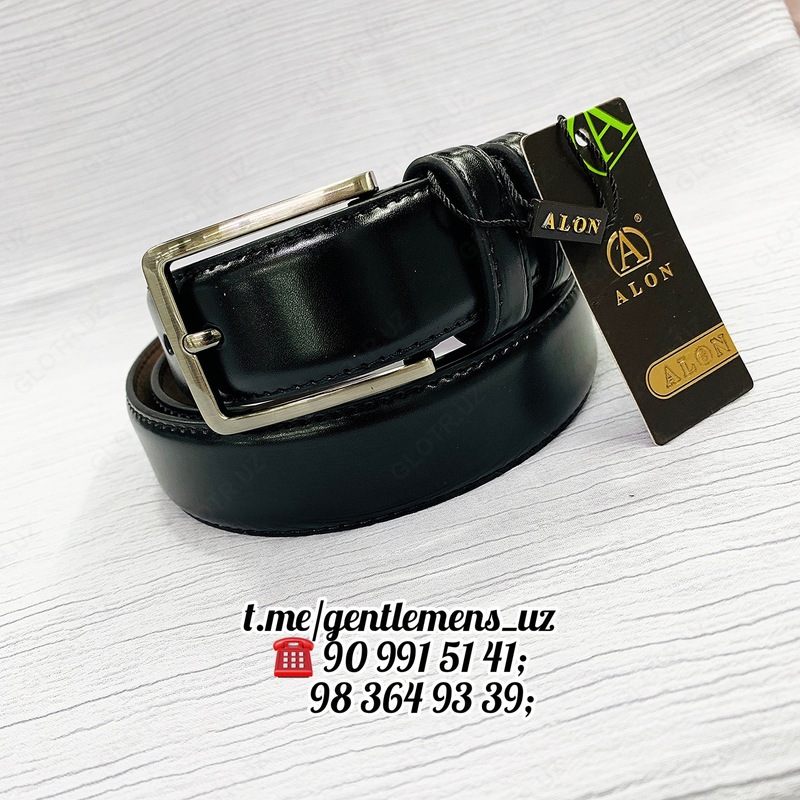 Мужской Ремень "ALON LEATHER" Классический