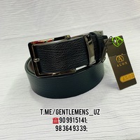 Мужской Ремень "ALON LEATHER" Джинсовый