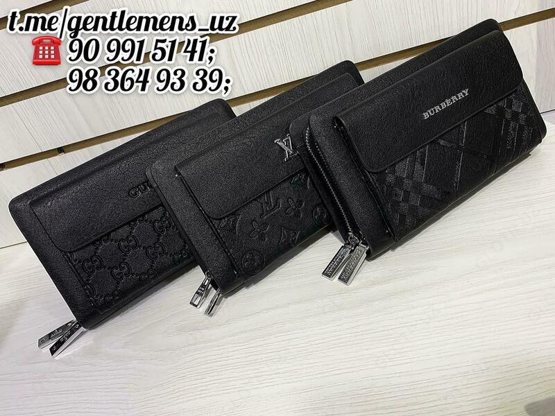 Мужской клатч "LV" "PRADA" "ARMANI" "GUCCI"