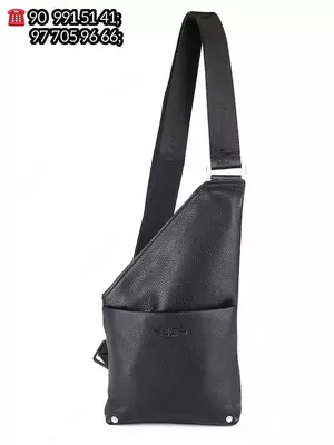 Haqiqiy charm erkaklar sumkasi H.T.