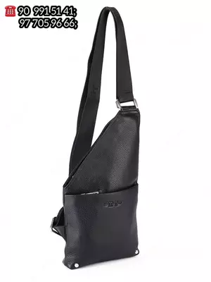 Haqiqiy charm erkaklar sumkasi H.T.