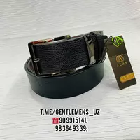 Мужской Ремень "ALON LEATHER" Джинсовый - 82 000 сум