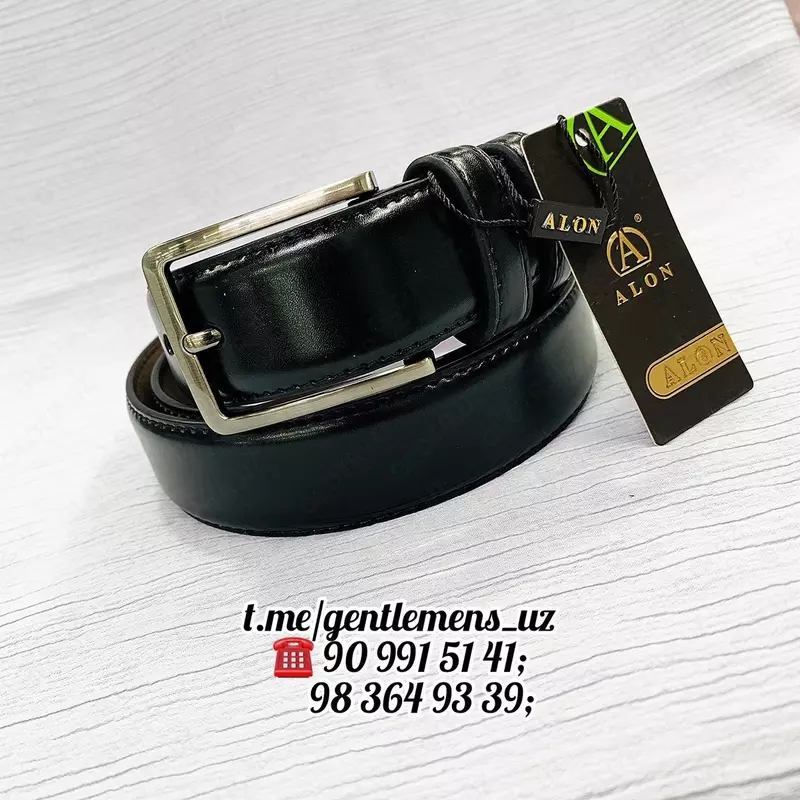 Мужской Ремень "ALON LEATHER" Классический - 77 000 сум