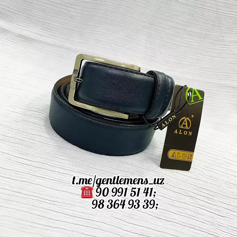  Erkaklar uchun belbog ALON LEATHER Klassik - 
