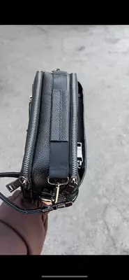 375 000 сум / шт Мужская кожаная барсетка Hermes в чёрном цвете