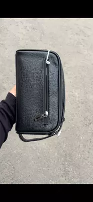 Erkaklar sumkasi Ekoteridan barsetka (to‘q ko‘k