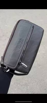 Hugo Boss uslubidagi erkaklar sumkasi (jigarrang