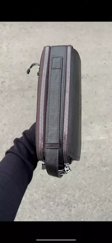 Мужская сумка Hugo Boss стиль (коричневая