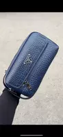 Мужская сумка Prada стиль (тёмно-синяя