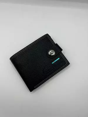 Чёрное портмоне Sergio Belotti с магнитной застёжкой