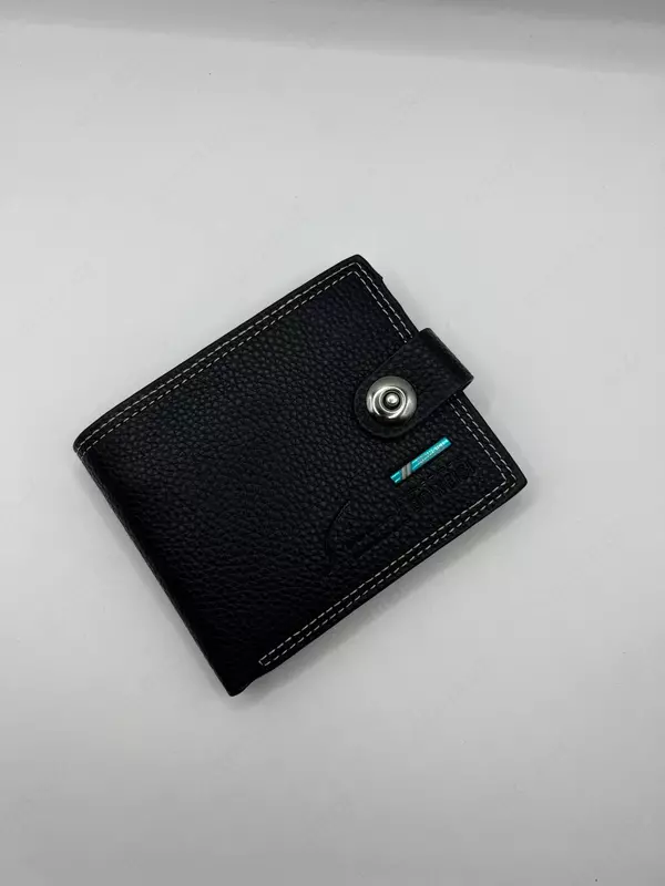 Чёрное портмоне Sergio Belotti с магнитной застёжкой