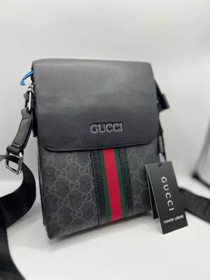 Чёрная сумка через плечо Gucci