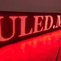 Led-табло (бегущая строка) красного цвета