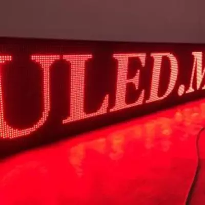 Led-табло (бегущая строка) красного цвета