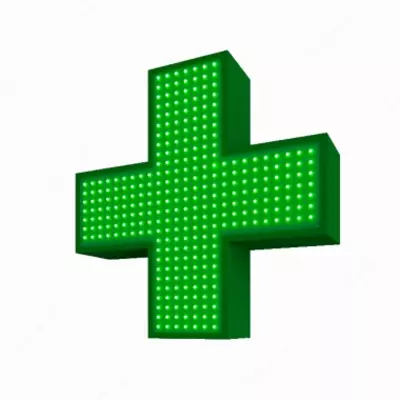 Цена по запросу LED- экран аптечный крест 12 модулей