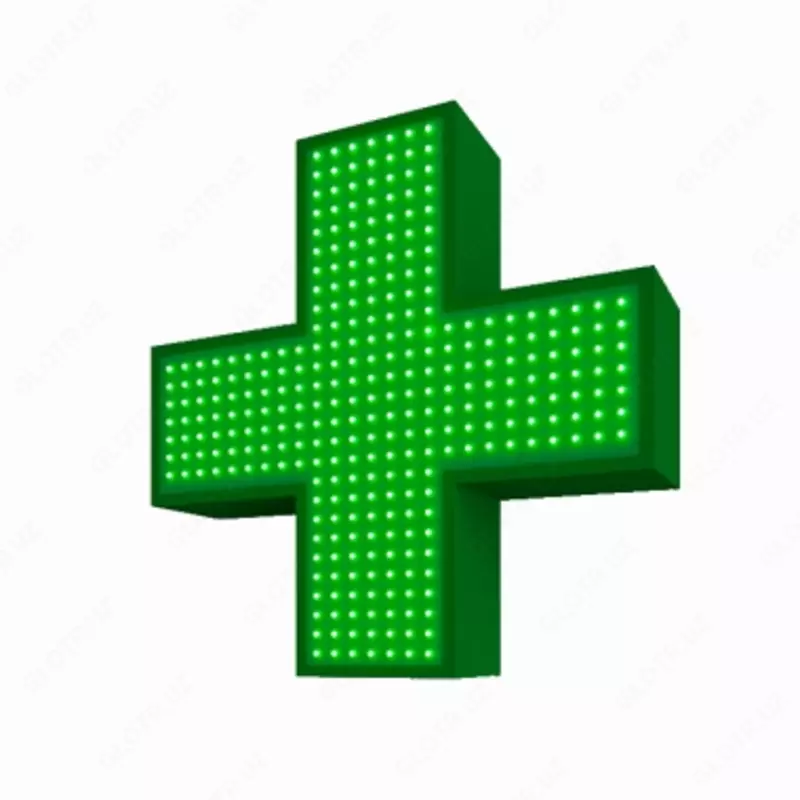 по запросу LED- экран аптечный крест 12 модулей