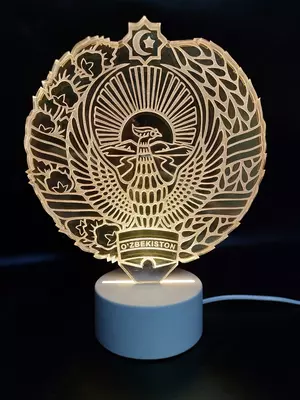 Светящийся Кубок Статуэтка Награда Светильник 3д