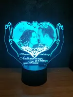 Светящийся Кубок Статуэтка Награда Светильник 3д награды сувениры подарки кубки призы медали статуэтки